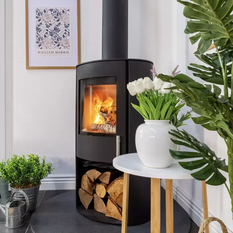 Cylinder wood stove cheap
